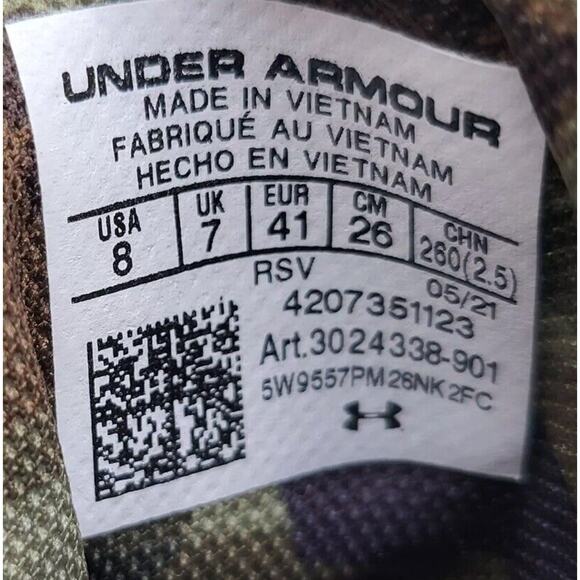 Under Armour UA Charged Raider Leather Waterproof Tactical Boots Mens 8 NEW - Picture 11 of 12